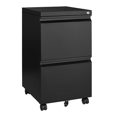 Miiiko 2 Drawer File Cabinet On Wheels Home Office Mobile | Desertcart ...