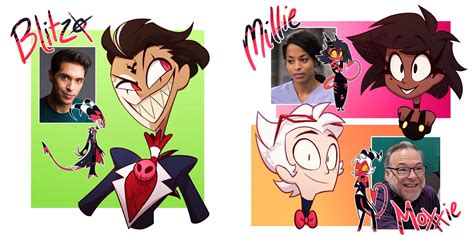 I.M.P. crew’s human disguises using their Voice Actors appearances [ By @SamuraiAmes ] | Boss ...