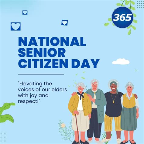 In honor of National Senior Citizen Day, 365 Health Services would like ...