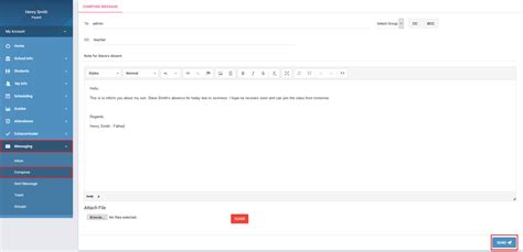 Compose Message 的图像结果