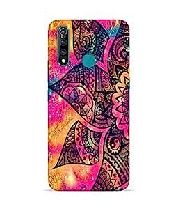 AURA Flower Mandala Glitter Background | Printed Hard Back Case and ...
