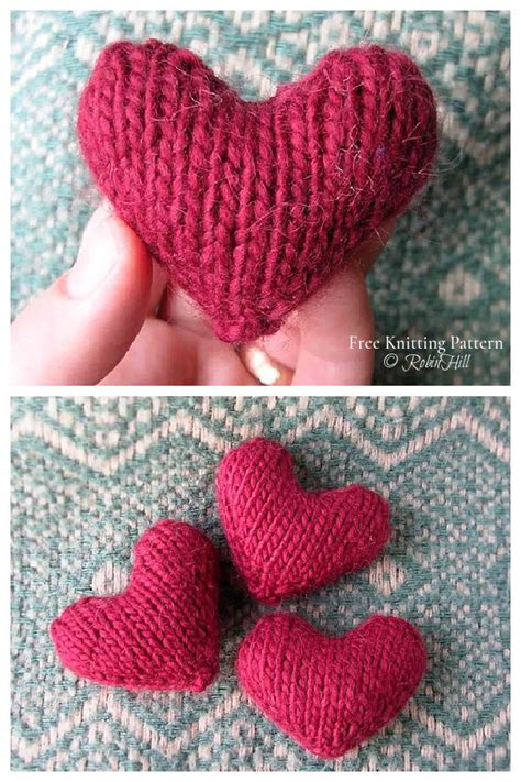 Image result for Simple Knitted Heart Pattern