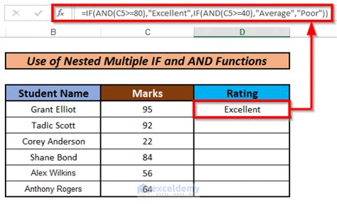 Image result for If Nested or Function Excel