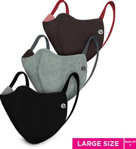 Enamor REVERSIBLE MASK : 4-Layer Safety Mask With Cotton MA01CB2L Cloth ...