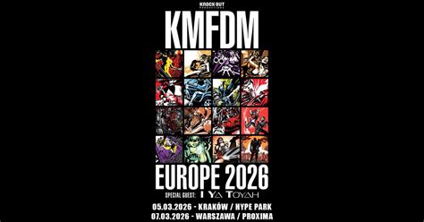 KMFDM + I Ya Toyah / 7 III 2026 / Warszawa, Klub Proxima, Warsaw, 7 ...
