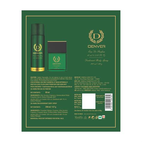 Denver Gift Pack Hamilton - Premium Men's Grooming Set | Denver For Men ...