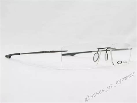 Oakley Titanium Rimless Eyeglass Frames - Pewter, India | Ubuy