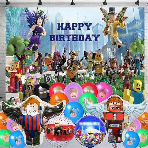 Roo-Blox Party Supplies Birthday Party Supplies India | Ubuy