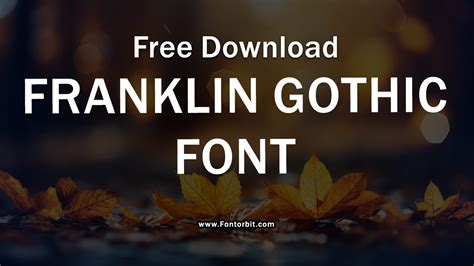 Franklin Gothic Font: A Guide for Designers
