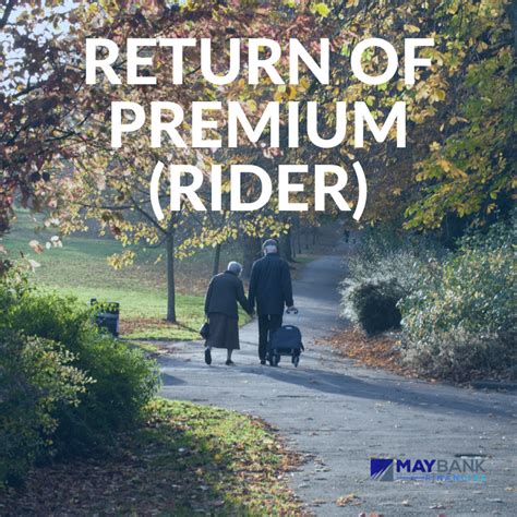 Return of Premium Rider - Maybank Financial