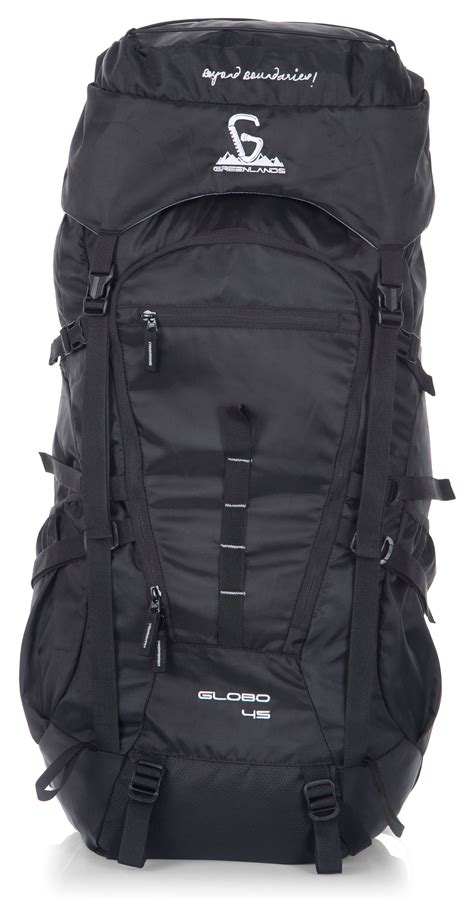 Greenlands Globo 45 Litre Rucksack - Black – Kopojis