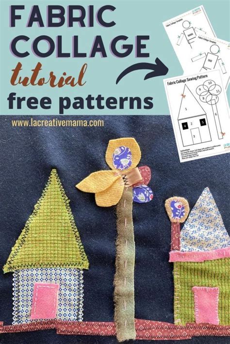 Image result for Fabric Collage Tutorial