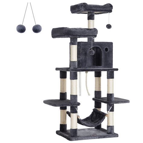 Feandrea Cat Tree 59 1 Inch Cat Tower For Large | Desertcart INDIA