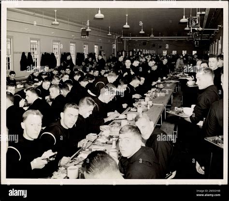 Mess Hall , Mess halls. Photographs of the First Naval District Stock ...