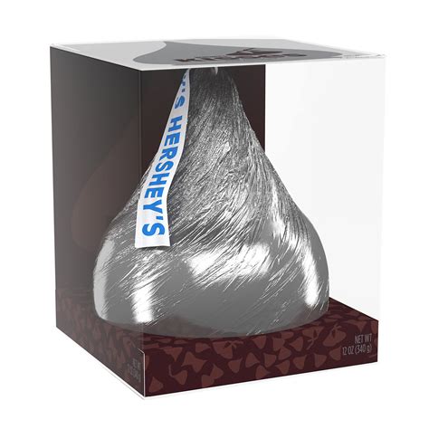Buy HERSHEY'S KISSES Milk Chocolate Candy Gift Box, 12 oz Online at ...