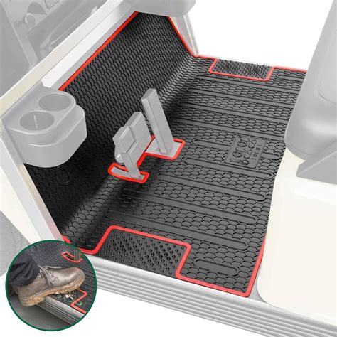 Golf Cart Floor Mats for EZGO Club Car Yamaha - 10L0L