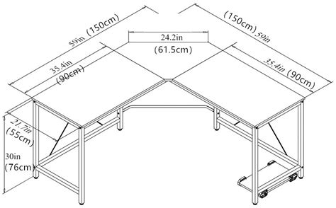 Study Table : L Shape Desk Compter Table Workstation Desk Corner Desk ...