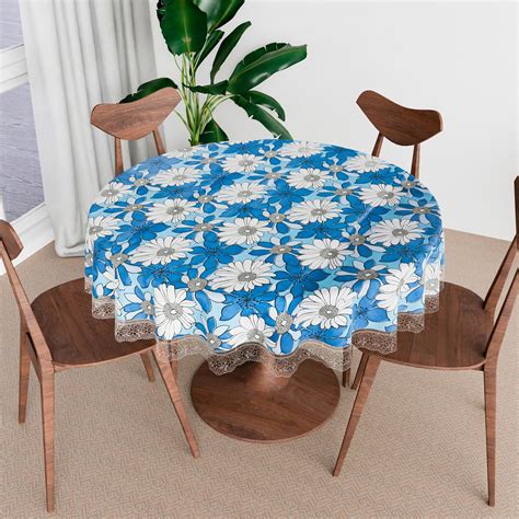 Buy Kuber Industries Round Table Cover | Table Cloth for Round Tables ...