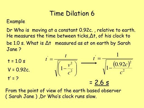 Time Dilation Examples 的图像结果