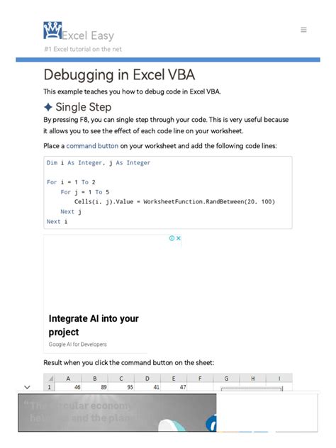 Image result for Excel Debugging