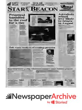 Ashtabula Star Beacon Archives, May 15, 2003, p. 1