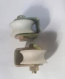 Nylon Groove U Shaped Wheel Sliding Gate Track Roller 70mm (2 Pcs ...