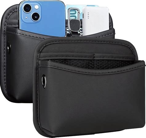 Amazon.com: SOOPII 2Pack Car Seat Side Storage Pocket, PU Leather Small ...