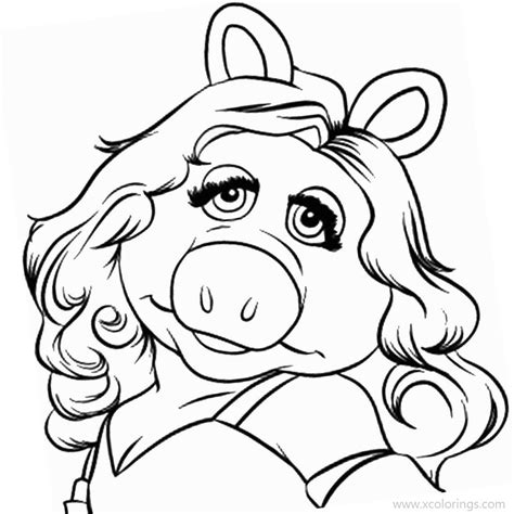 Piggy Coloring Pages Printable - Educational Printable Worksheets