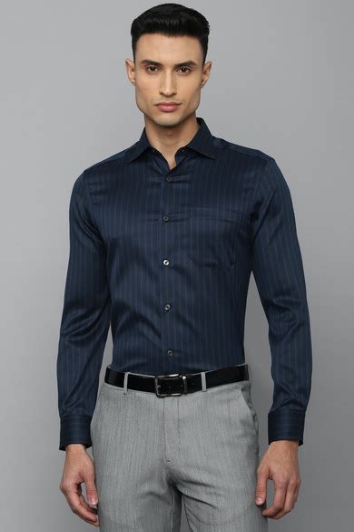 Buy Men Navy Shirt Online - 859735 | Louis Philippe