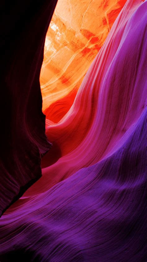 Download wallpaper 1080x1920 canyon, cave, layers, surface samsung ...