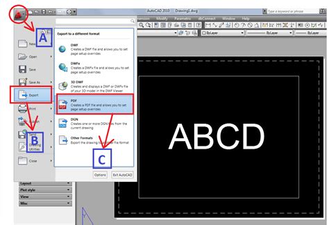 How to Save AutoCAD File in PDF Form 的图像结果