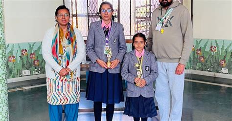 The girl students of Vasant Valley Public School, Ladda showed their ...