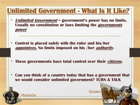 PPT - Limited vs. Unlimited Government PowerPoint Presentation, free ...