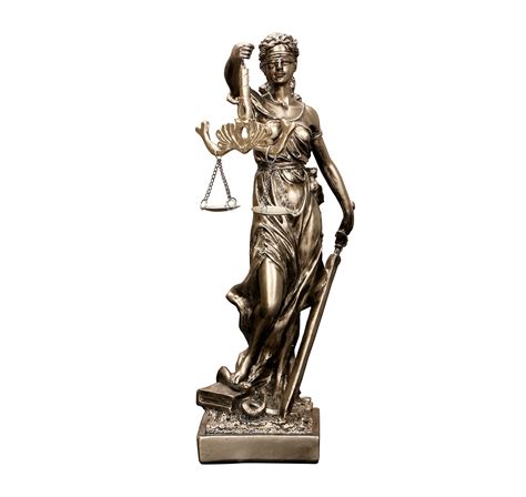 Buy TYBBLY Lady Justice Statue Blind Goddess of Justice Sculpture ...