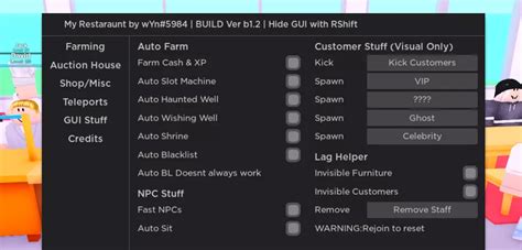 Image result for My Restaurant Script Dupe