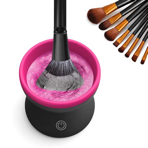 Electric Makeup Brush Cleaner Machine - Alyfini Portable USB Cosmetic ...