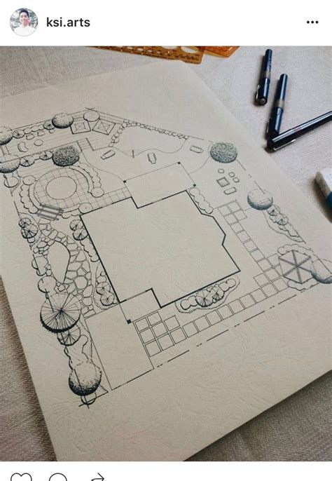 Landscape Design Drawing 的图像结果