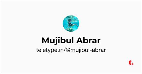 Mujibul Abrar — Teletype