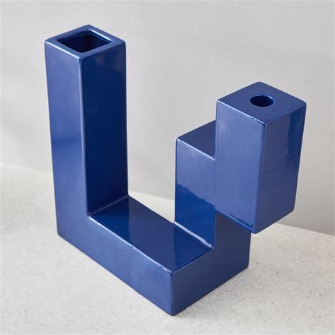 Buy Thames Aero Dolomite Vase with Candle Holder from Home Centre at ...