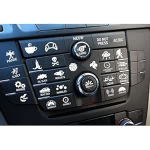 2sets(60pcs) Button Decals for Blank Car Truck Buttons, Interior Dash ...