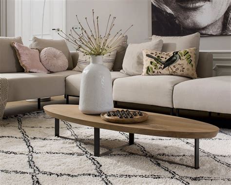 Light Wood Oval Coffee Table Light Oak Oval Coffee Table With