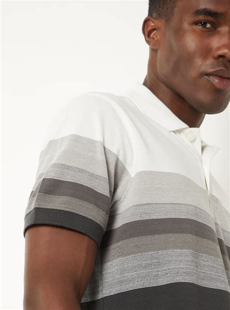 Buy Men Striped Slim Fit Polo T-shirt Online at just Rs. 699.0 ...