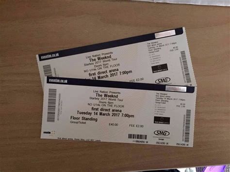 2 x Standing Tickets - The Weeknd & Bryson Tiller - Leeds | in ...