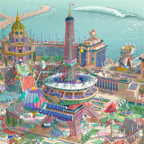 Paris 2024 Olympic logo, poster design & look of the games