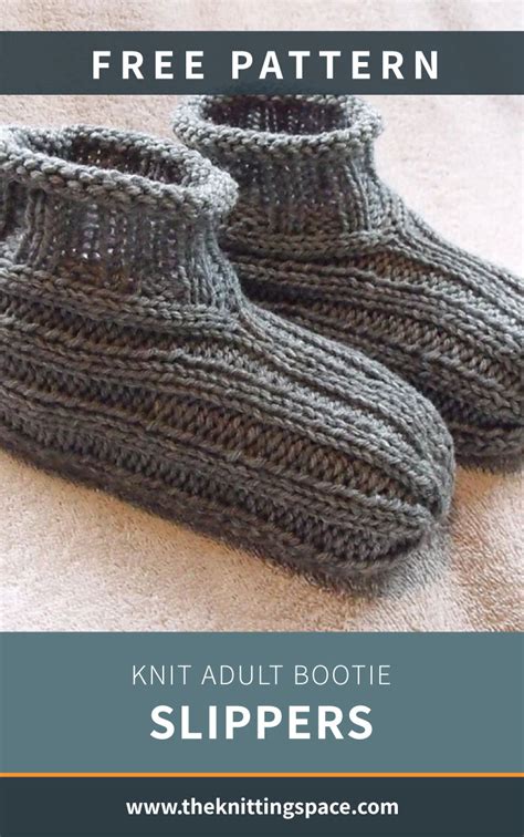 Image result for Bootie Slipper Knitting Pattern