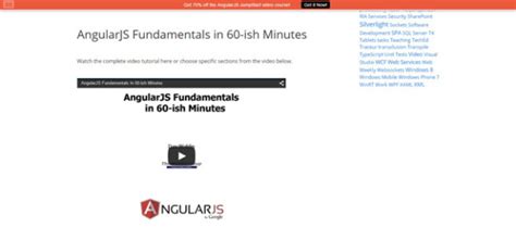AngularJS Tutorials 的图像结果