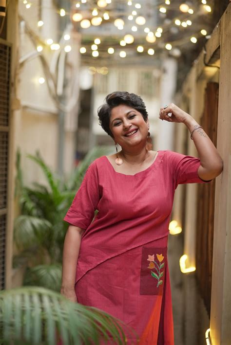 Soft Boat Neck A Line Dress with Floral Hand Embroidered Pocket - Shohaag