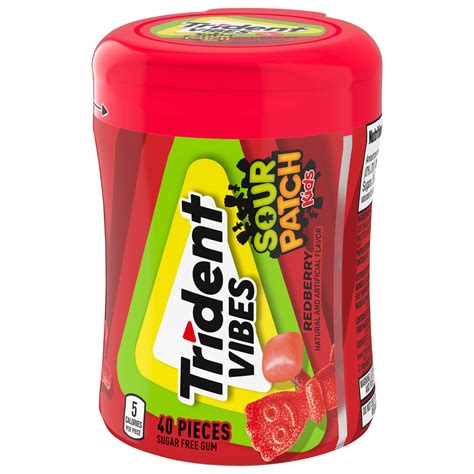 Trident Vibes Sour Patch Kids Watermelon (40 pieces) | Trident US