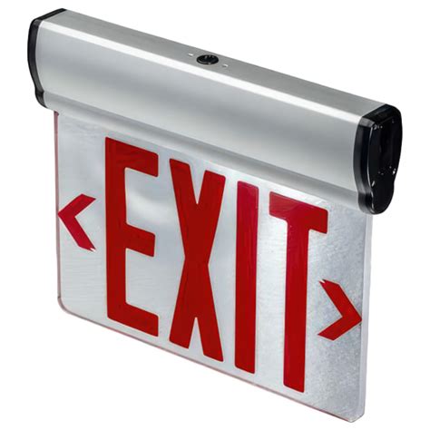 Image result for Glass Red LED Exit Sign