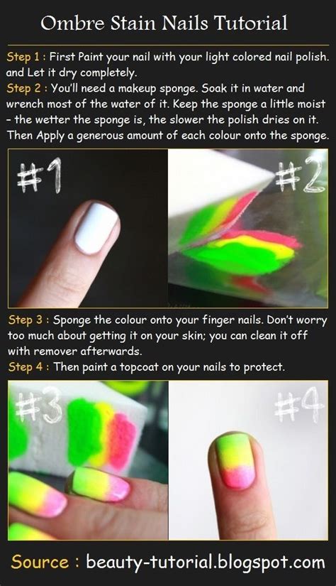 Easy Ombre Nail Tutorial 的图像结果